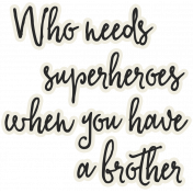 Family Day- Elements- Wordart- Superheroes