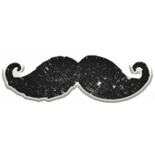 Hipster Dad- Elements- Moustache Sticker