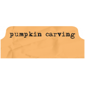 Pumpkin Spice- Minikit- Tab- Pumpkin Carving