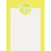 New Day- Journal Cards Kit- New Day- 3x4