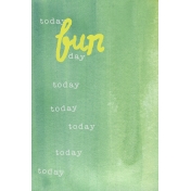 Good Day- Fun Journal Card