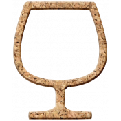 Pour Me A Wine- Elements- Cork Wine Glass