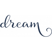 Sweet Dreams- Elements- Dream Word art
