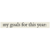 New Years Resolutions- My Goals