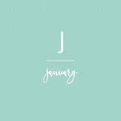 Back To Basics Month Cards- January 45
