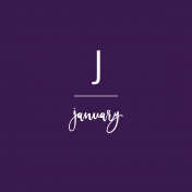Back To Basics Month Cards- January 57