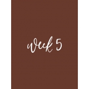 Back to Basics Week Pocket Card 08-009