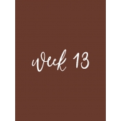 Back to Basics Week Pocket Card 08-025