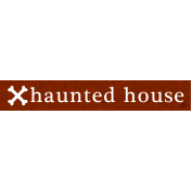 Bootiful- Haunted House Label
