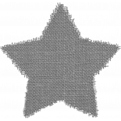 Reflections At Night- Burlap Star- Template