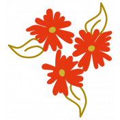 Be Bold Elements- Flower Sticker