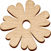 Be Bold Elements- Wood Flower