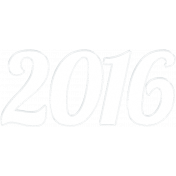 A Little Sparkle {Elements}- Clear "2016" Year Word Art