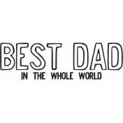 Dear Old Dad Word Art 11