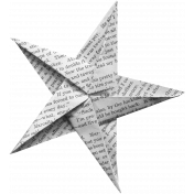 Folded Stars Templates- Star 4