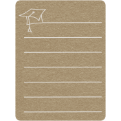 Toolbox Calendar 2- School Doodled Journal Card- Graduation Cap