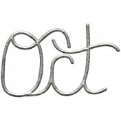 Toolbox Calendar- October Large Month Doodle 2