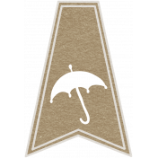 Toolbox Calendar- Umbrella Doodle Flag