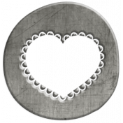 Toolbox Calendar- Heart Doodle Coin
