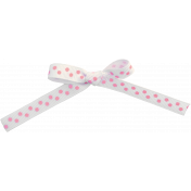 For The Love Of My Girls- Pink Dotted Bow