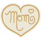 A Mother's Love- Mom Heart Doodle