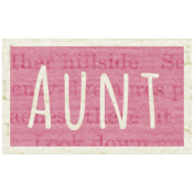 A Mother's Love- Word Snippet- Aunt