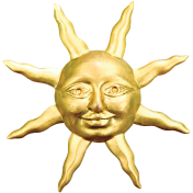 Picnic Day- Sun Brooch