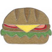 Picnic Day- Hamburger Doodle