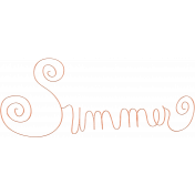 Summer Day- Summer Word Art