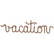 Back To Nature- Vacation Word Art Doodle 