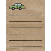 Back To Nature- Car Journal Card