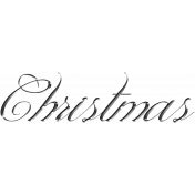 Memories and Traditions- Wire Christmas Wordart