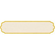 Memories and Traditions- Blank Gold Tag