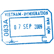 Passport Stamp Template 031