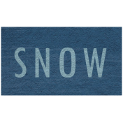 Winter Day- Snow Word Art