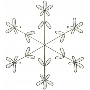 Winter Day- Snowflake Doodle 1