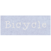 Spring Day- Bicycle Word Art