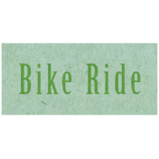 Spring Day- Bike Ride Word Art