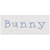 Spring Day- Bunny Word Art