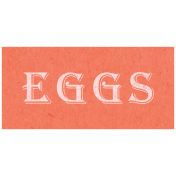 Spring Day- Eggs Word Art