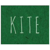 Spring Day- Kite Word Art