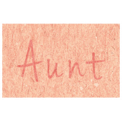 Family Day- Aunt Word Art