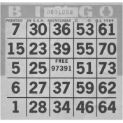 Bingo Card Template 007