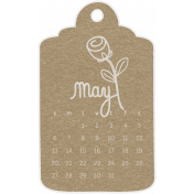 Toolbox Calendar- May 2018 Calendar Tag Brown