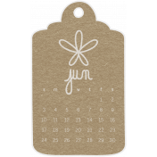 Toolbox Calendar- June 2018 Calendar Tag Brown
