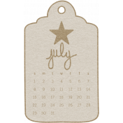 Toolbox Calendar- July 2018 Calendar Tag 01 White