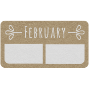 Toolbox Calendar- February Date Tag 01