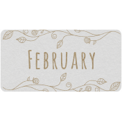 Toolbox Calendar- February Floral Date Tag 02