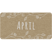 Toolbox Calendar- April Floral Date Tag 02