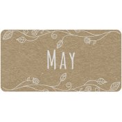 Toolbox Calendar- May Floral Date Tag 01